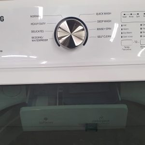 Open Box Floor Model Samsung Washing Machine WA44A3205AW 2
