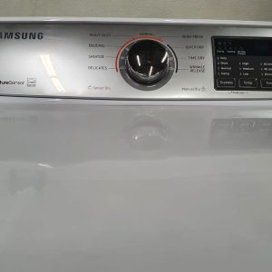 Open Box Samsung Set Washer WA50M7450AW and Dryer DVE45T700WAC 1 1