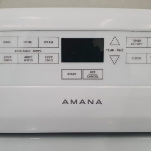 USED AMANA ELECTRICAL STOVE YACR4303MFW2 2