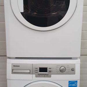 USED BLOMBERG SET APPARTMENT SIZE WASHER WM67121NBL00 AND DRYER DV17542 3