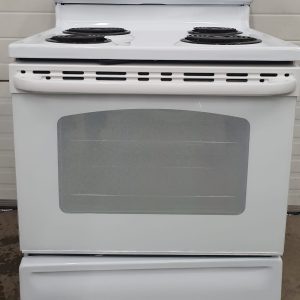 USED GE ELECTRICAL STOVE JCBP240DT2WW 8