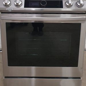 USED LESS THAN 1 YEAR INDUCTION STOVE SAMSUNG NE63T8911SSAC 4