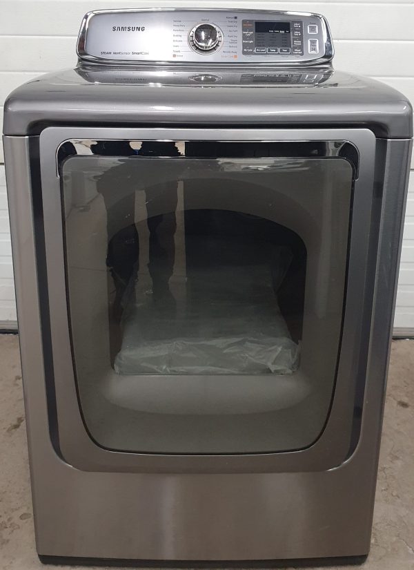 Used Less Than 1 Year Samsung Natural Gas Dryer DV50F9A8GVP