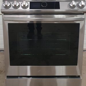 USED LESS THAN 1 YEAR SAMSUNG NATURAL GAS STOVE NX60T8711SSAA Range Slide In 4