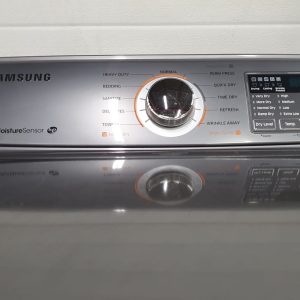 USED SAMSUNG SET WASHER WA50F9A8DSP 4.5 cu.ft AND DRYER 3