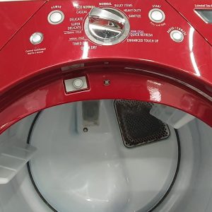 USED WHIRLPOOL SET WASHER WFW9470WR01 4.8 cu ft and ELECTRICAL DRYER YMED9470WR1 4