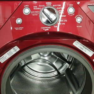 USED WHIRLPOOL SET WASHER WFW9470WR01 4.8 cu ft and ELECTRICAL DRYER YMED9470WR1 5