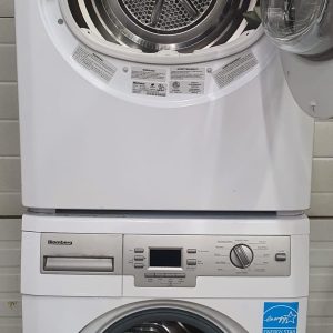 Used Blomberg Set Apartment Size Washer WM77110NBL01 and Dryer DV17542 5