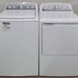 Used GE Set Washer GTW485BMM0WS and Dryer GDT45EAMJ0WS 4