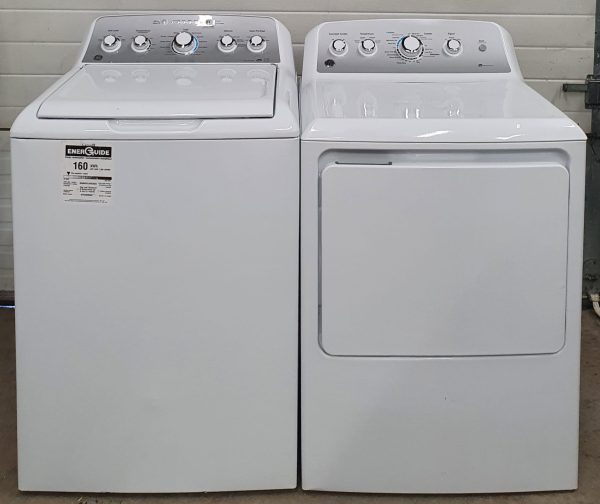 Used GE Set Washer GTW485BMM0WS and Dryer GTD45EBMK0WS
