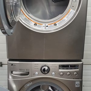 Used LG Set Washer WM2350HSC and Dryer DLE3733S 2