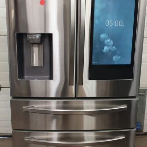Used Less 1 Year Samsung Refrigerator RF28R7552SR With Screen and Flex Zone 2
