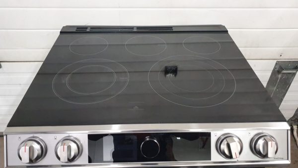 Used Less Than 1 Year Samsung Slide In Electric Stove NE63T8751SS/AC