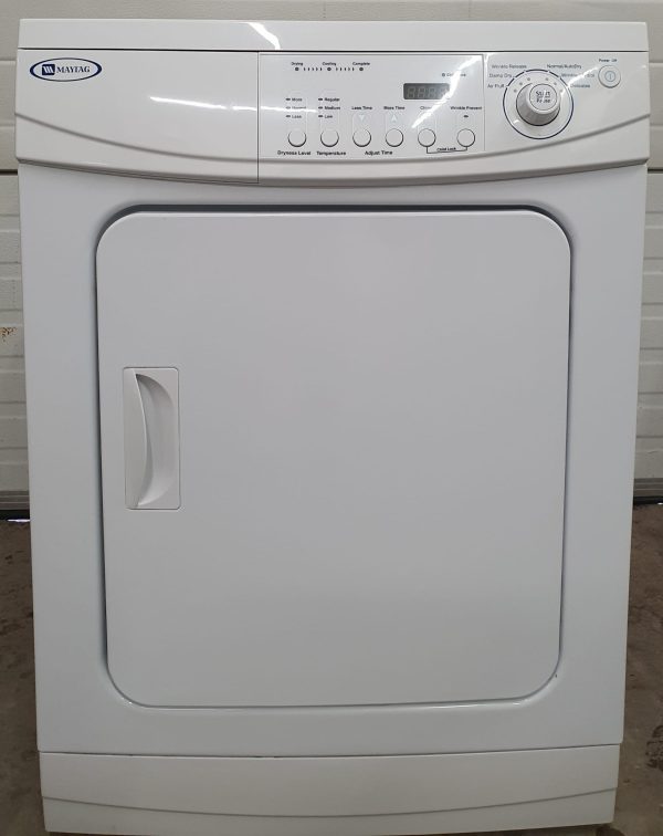 Used Maytag Apartment Size Electrical Dryer MDE2400AZW