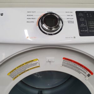 Used Samsung Set Washer WF45K6200AW With AddWash and Dryer DV42H5000EW 6