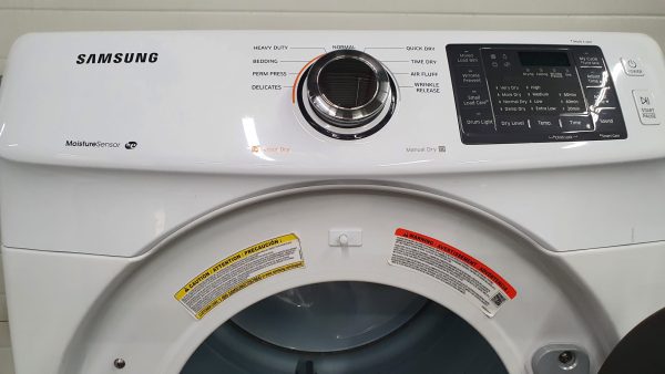 Used Samsung Set Washer WF45K6200AW With AddWash and Dryer DV42H5000EW