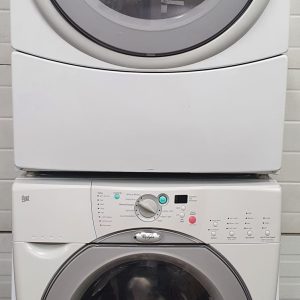 Used Whirlpool Set Washer GHW9150PW4 and Dryer YGEW9250PW1 4