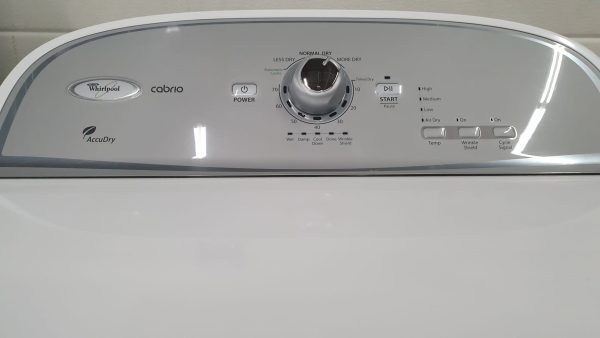 Used Whirlpool Set Washer WTW5500XW0 and Dryer YWED5500XW0