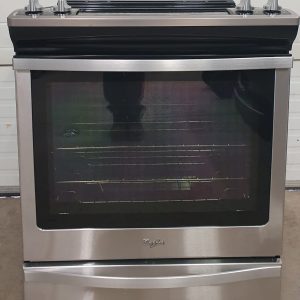 Used Whirlpool Slide In Electric Stove YWEE745H0FS2 2