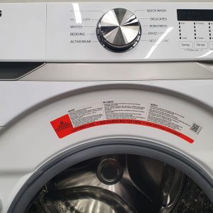 USED LESS THAN 1 YEAR SAMSUNG WASHER WF45T6000AW 5.2 CU 1