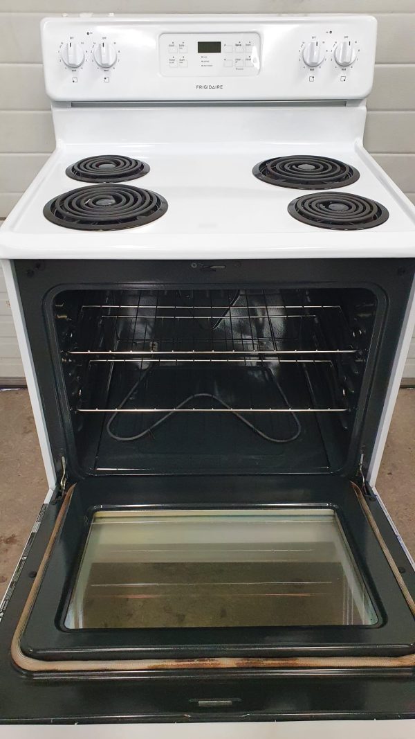 Used Frigidaire Electric Stove CFEF3016LWH
