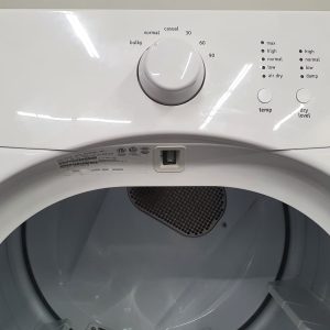 Used Frigidaire Set Washer FAFW3801LW3 and Dryer CFQE4000QW0 5