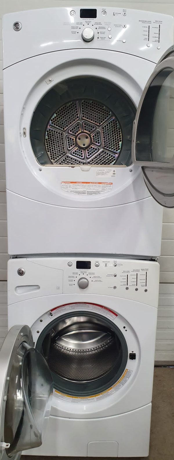 Used GE Set Washer GCVH6800J1WW and Gas Dryer PBVH520GJ1WW