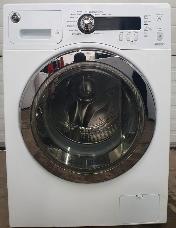 Used GE Washer Apartment Size WCVH4800K2WW