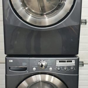 Used LG Set Washer WM2355CG and Dryer DLE5955G 3