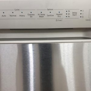 Used Less Than 1 Year Samsung Dishwasher DW80N3030US 5