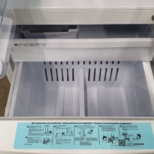 Used Less Than 1 Year Samsung Refrigerator RF220NCTAWW 2
