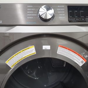 Used Less Than 1 Year Samsung Set Washer WF45R6100AP and Dryer DVE45T6100PAC 4