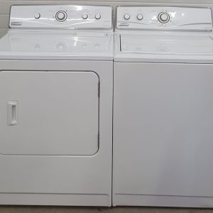 Used Maytag Set Washer YMED5700TQ0 and Dryer MTW5605TQ0 2