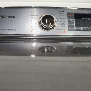 Used Samsung Set Washer WA45H7200AP and Dryer DV50F9A8EVP 1