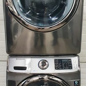 Used Samsung Set Washer WF45H6100AP and Dryer DV45H6300EP 3