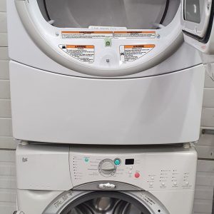 Used Whirlpool Duet set Washing Machine GHW9300PW0 and dryer YGEW9250PW0 4