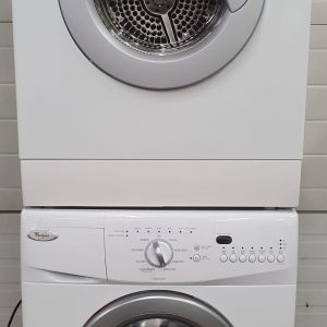 Used Whirlpool Set Apartment Size Washer WFC7500VW2 and Dryer YWED7500VW2 4
