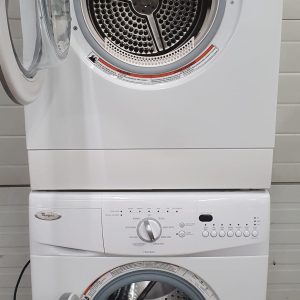Used Whirlpool Set Apartment Size Washer WFC7500VW2 and Dryer YWED7500VW2 5