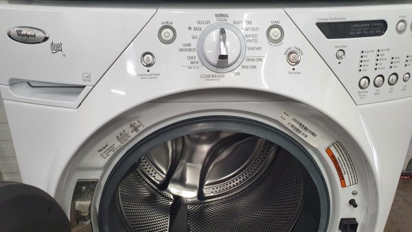 Used Whirlpool Set Washer WFW9400SW01 and Electric Dryer  YWED9400SW1