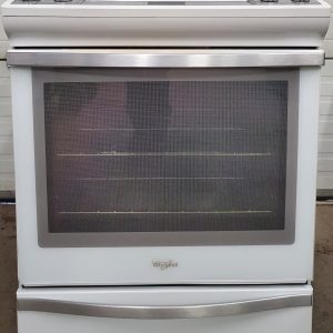Used Whirlpool Slide in Electric Stove YWEE745H0FH1 3