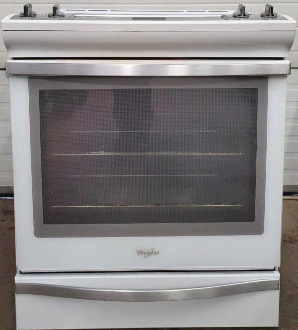 Used Whirlpool Slide in Electric Stove YWEE745H0FH1