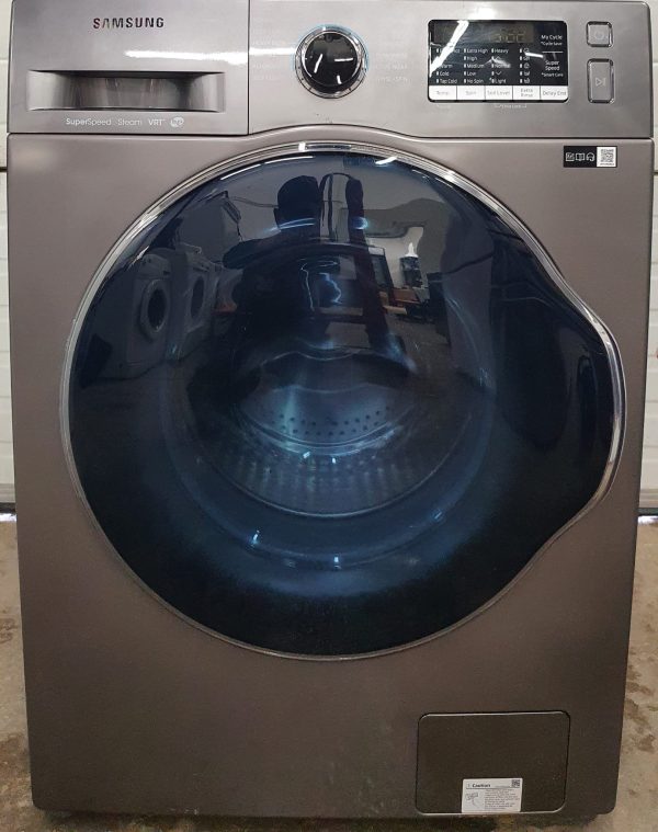 Open Box Samsung Washer Apartment Size WW22K6800AX/A2 With Steam