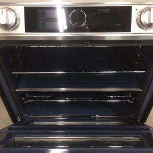 USED LESS THAN 1 YEAR !!!! Samsung INDUCTION SLIDE IN STOVE NE63T8951SS (1)