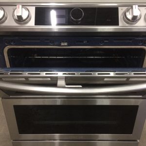 USED LESS THAN 1 YEAR !!!! Samsung INDUCTION SLIDE IN STOVE NE63T8951SS (2)