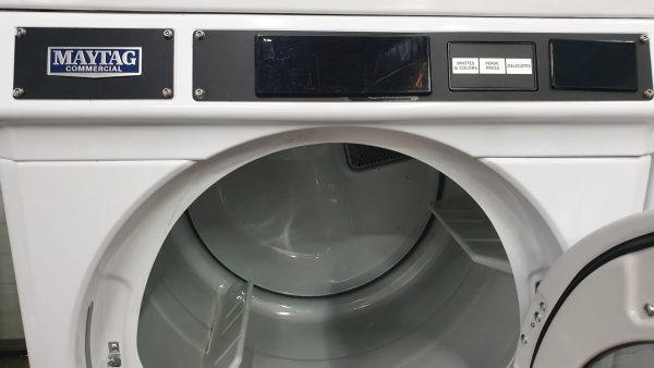 Used Maytag Commercial Set Washer MHN33PRCWW2  And Dryer MDE28PRCZW3