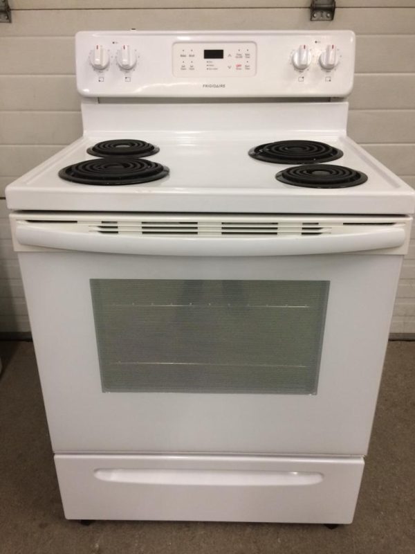 Used Frigidaire Electric Stove CFEF3016TWB