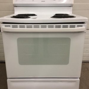 Used Hotpoint Electric Stove RCBS536DN3WW