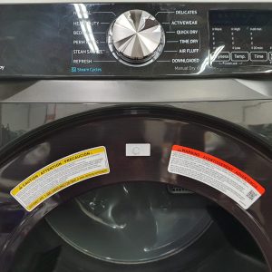 Used Less Than 1 Year Samsung Set Washer WF50T8500AV and Dryer DVE45R6300VAC 3