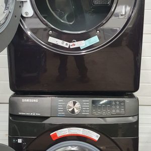 Used Less Than 1 Year Samsung Set Washer WF50T8500AV and Dryer DVE45R6300VAC 4