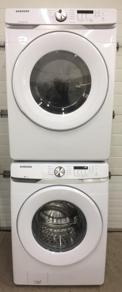 Used Less Than 1 Year Samsung Set Washer WFT6000AW And Dryer DVE45T6005W